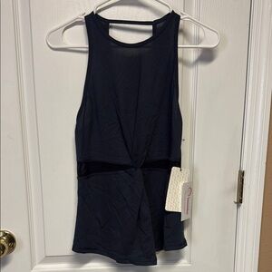 Lina Tank - Black Sleeveless Women's Top